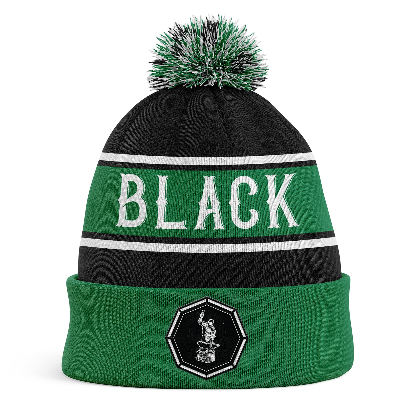 The Black Forge Bobble Beanie