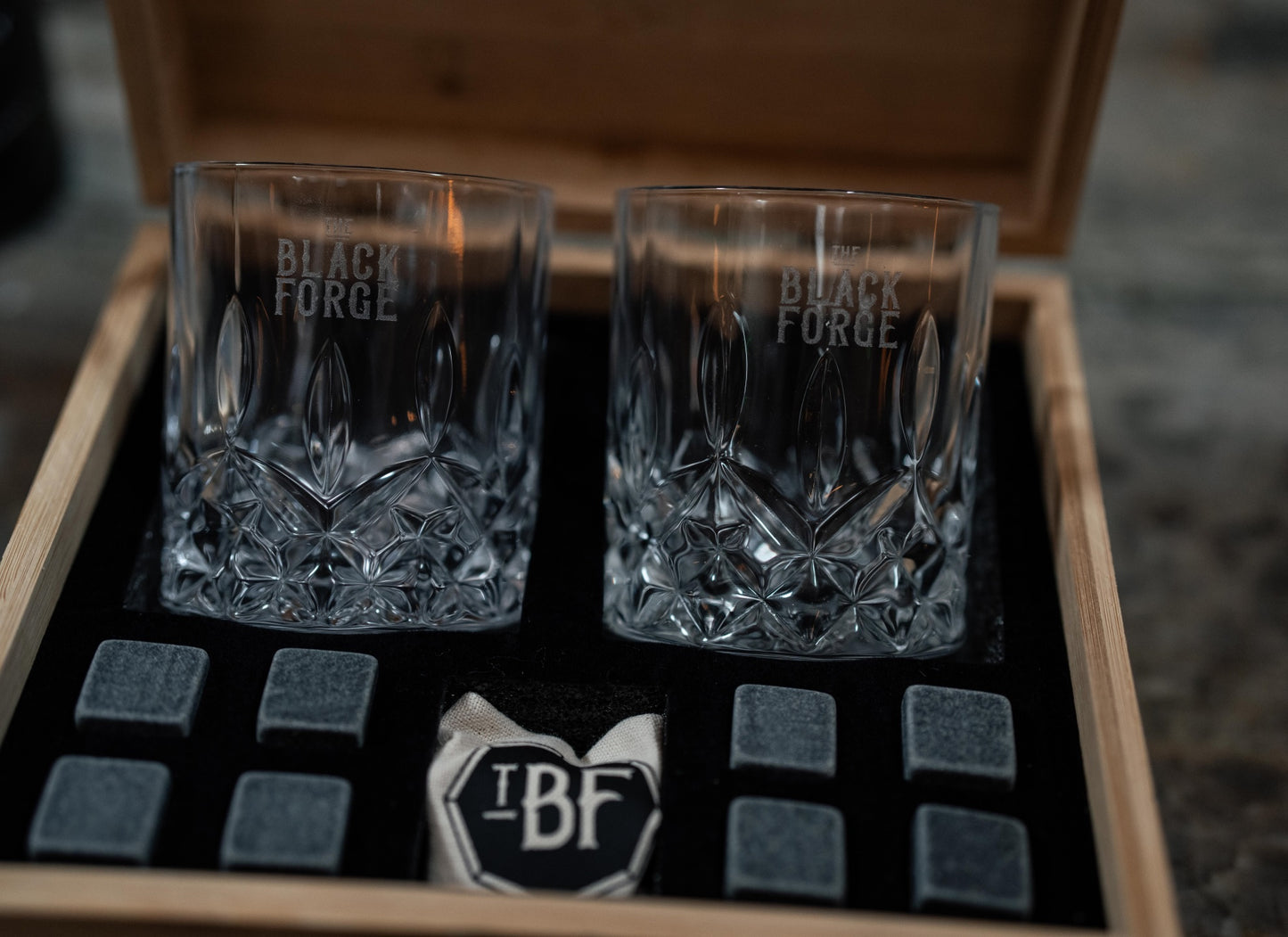 The Black Forge Glassware Gift Set